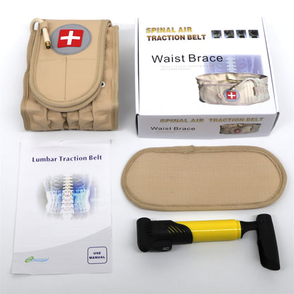 Adjustable Inflatable Lumbar Support Belt